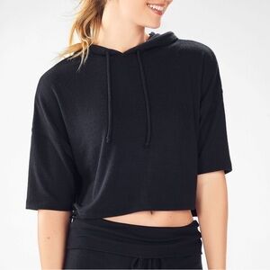 NWT Fabletics Ashley Short Sleeve Hoodie - S